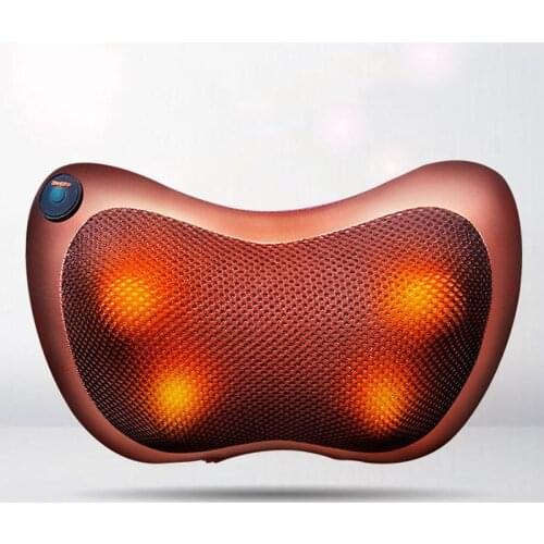 Electric Massage Pillow Car Home Neck And Back Shiatsu Massager Cervical Waist Foot Body Multifunctional Massage Pillow Cushion