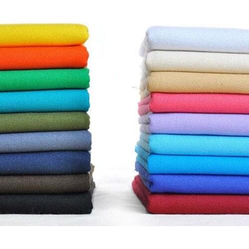 Canvas Fabric Bed Sheet Dyed Canvas Plain Thickened Polyester Cotton Cotton Sofa Cloth
