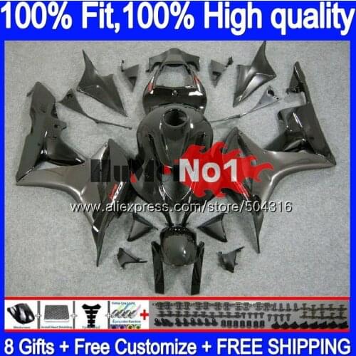Injection For HONDA CBR 600 RR CC 600RR 600F5 CBR600RR 36MC.9 CBR600F5 600CC CBR600 RR F5 2007 2008 07 08 Grey Black Fairing