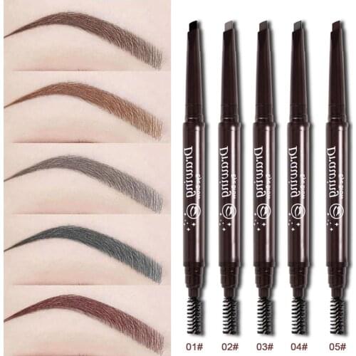 5 Colors Eyebrow Pencil Waterproof Eye Brow Tatoo Pencil Long Lasting Eyebrow Marker Pen For Eyebrows Makeup Cosmetic Tools