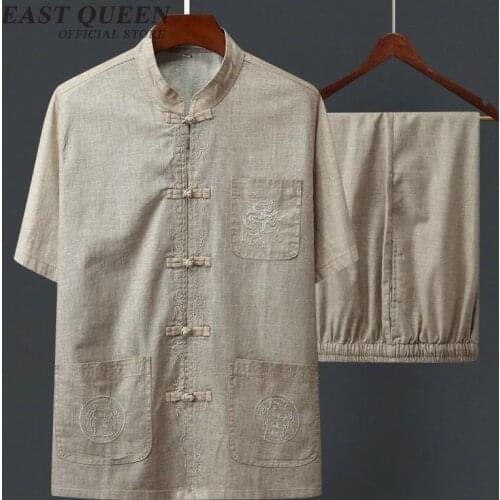 Chinese suits for men linen shirts men kung fu suit FF828
