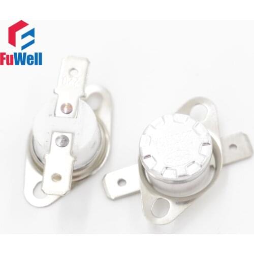 KSD301 170-250 degrees Celsius 170-250 C Normal Close NC Temperature Controlled Switch Ceramics Thermostat 250V 10A Flat Angle