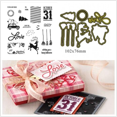 POST Metal Die Cutters for Scrapbooking Christmas Die Scrapbooking New Arrival 2021 Stencils for Decor Stamping Arts Crafts