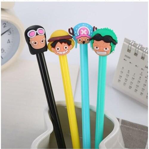 20 PCs Cartoon Gel Pens Set Wholesale Creative Learning Stationery Student Exam Pen Cute Office Supplies Signature Pen Wholesale