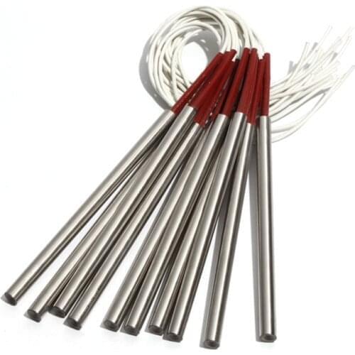 2PCS 13mm Diameter 380~500mm Length 110/220/380V Cartridge Heater 304SUS Heating Tube 1500/1600/1700/1800/2000W Resistance Part