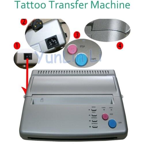 Tattoo Equipment Tattoo Transfer Machine Stickers Transfer Printing Machine With English Manual 110V/220V I175