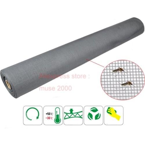 Fiberglass Window screen net fliter width 1 meter Invisible mosquito screen Aluminum alloy steel window dust-proof balcony