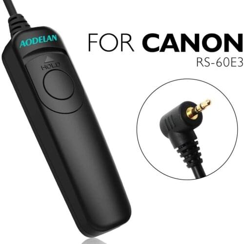 AODELAN Wired C6 Shutter Release Cable for Canon 90D, EOS M6 Mark II, M5, M6, 80D, 77D, 70D, 60D, 800D, Rebel T7/T7i, 760D, 750D