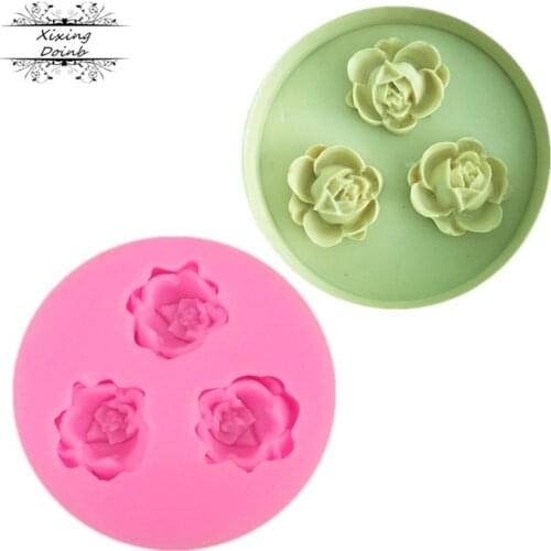 Flower Silicone Molds Fondant craft Cake Candy Pastry Baking Tool Mould cake decorating tools