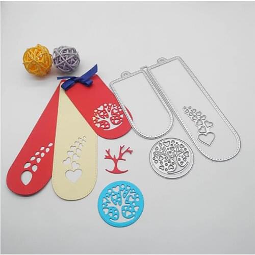 Scrapbooks, card bookmarks, process labels, metal tools for etching templates, new