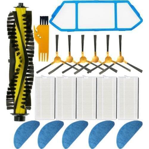 Hepa Filter Mop Cloth Main Brush for Neatsvor X500/600 Pro Tesvor X500 Pro T8 M1 Robotic Vacuum Cleaner Accessories Replacement