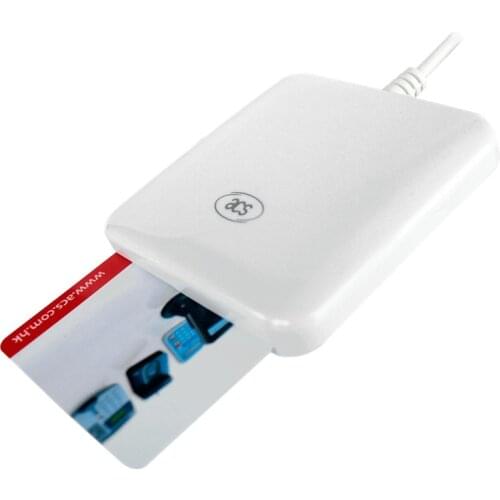 USB ACR38U_I1 Contact CAC PIV Smart RFID Card Reader Writer Support ISO7816 A B C Cards with 2 PCS SLE4442 Cards+SDK Kit