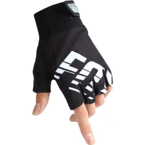 1@# Cycling Gloves Half Finger Mountain Bike Fitness Antiskid Short Finger Gloves Summer Men Women Thin Breathable Sports Gloves