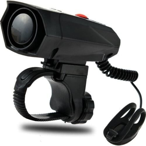 Bicycle Bell New Ultra-loud Cycling Horns Electronic Bike Bicycle Handlebar Ring Bell Horn Strong Loud Air Alarm Sound Safety