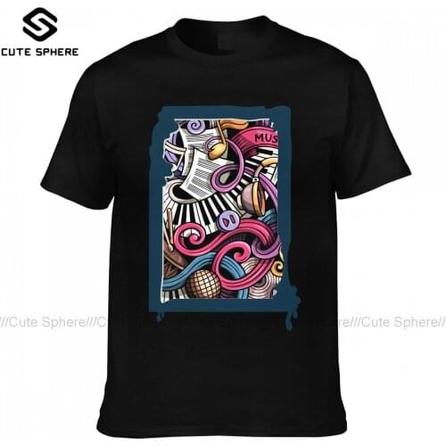 Graffiti T-Shirt Beach Funny 100 Percent Cotton T Shirt Print Short-Sleeve Tshirt Male Big