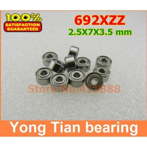 1pcs) thin wall deep groove ball bearing 692XZZ 2.5*7*3.5 mm
