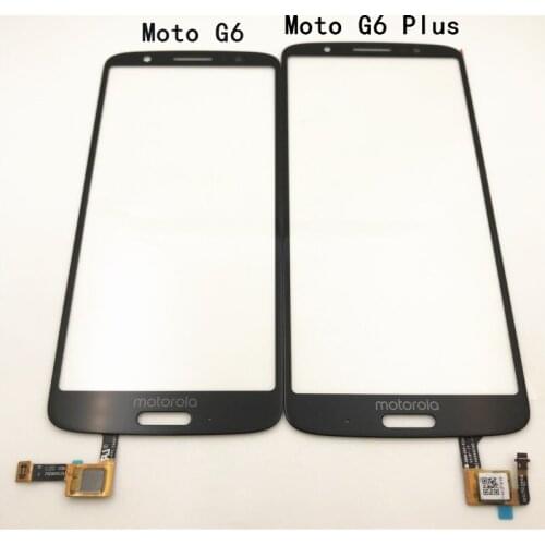 10Pcs/Lot Top Quality 100% Tested For Motorola Moto G6 XT1925 / G6 Plus XT1926 Touch Screen Sensor Digitizer Glass Panel parts