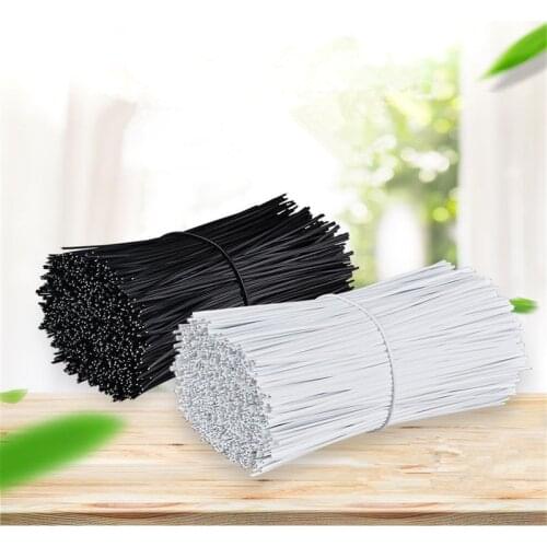 1000pcs/lot Garden Cable Ties Grape Plant Iron Wire Core Ties Data Tying Line PVC Strapping Plastic Tie Fixer Winder Organizer