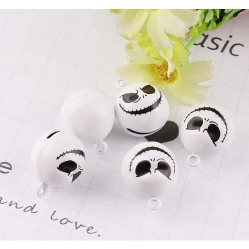 2pc Halloween Metal Jingle Bells Loose Beads Festival Party Decoration/Christmas Tree Decorations/DIY Crafts Accessories