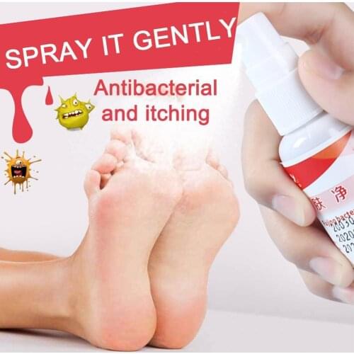 30ml/bottle New Beriberi Spray Foot Deodorant Odor Care Anti-fall Anti-bacteria Remover Feet Supplies Fungus Athletes Q2Y1