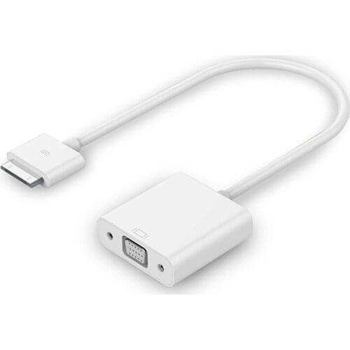 30Pin Dock to VGA Video Converter Adapter Cable for iPad 1 2 3 30-Pin VGA adapter