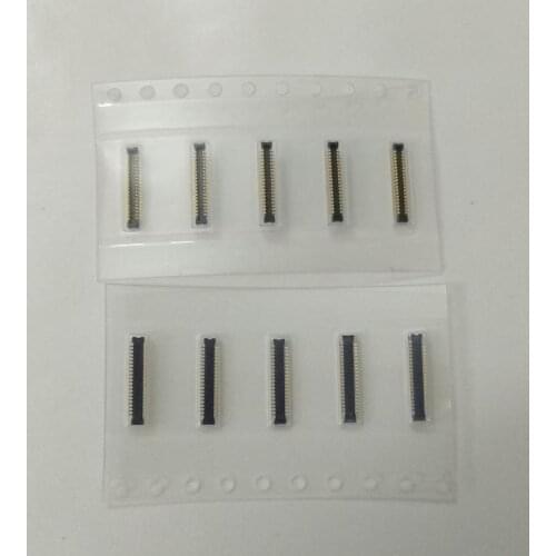 50pcs/lot, Original new LCD display screen FPC connector for Samsung Galaxy J5 J500 J500F J7 J700 J700F on motherboar