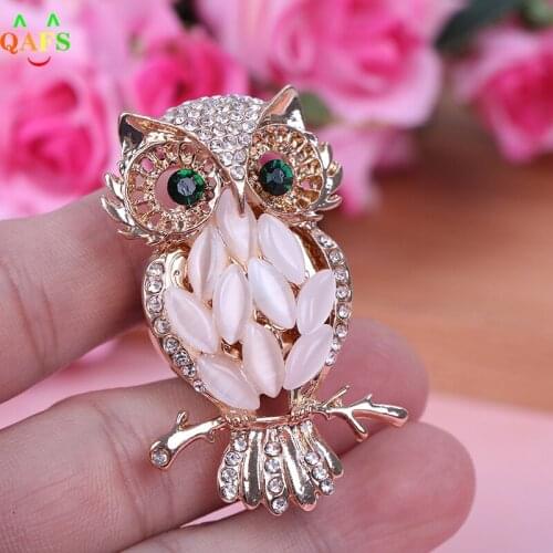 Car Air Freshener Ornament Perfume Clip Metal Owl Solid 5.3 * 3.3cm Diamond