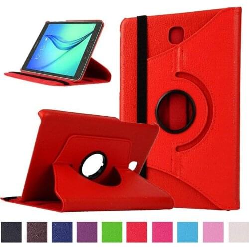 360 Degree Rotating Flip Stand Cover Case For Samsung Galaxy Tab A 8.0inch T350 T355 P350 SM-T350 SM-T355 Tablet PU Leather Case