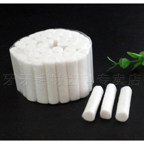Good Quality 2016 NEW 750pcs Dental Hemostatic medical Cotton Swab Cotton Lap Roll Box Of Dental Materials Oral Supplies