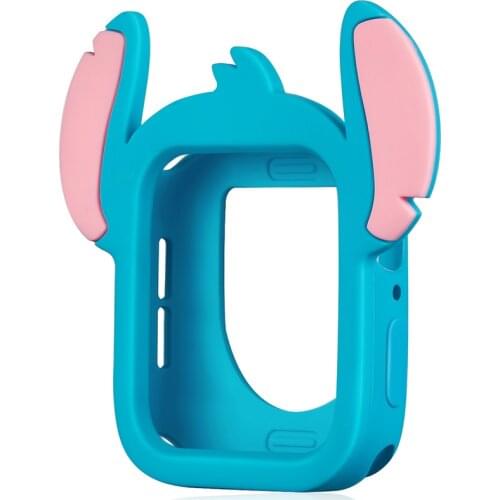 Cartoon Cover for Apple Watch Case Series SE 6 5 4 Protector for IWatch 40mm 44mm Silicone Cover for Stitch Design