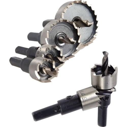 1Pcs 12-55mm HSS Drill Bit Hole Saw Set Stainless Steel Metal Alloy Drill Bits 1set Woodworking Tools Hole Saw Tooth