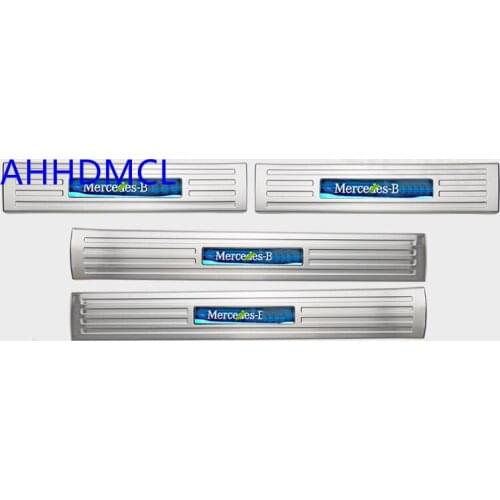 Car Welcome Pedal Threshold Strip Door Sill Strip For R Class 2006 2007 2008 2009 2010 2011 2012 2013 2014 2015 2016 2017