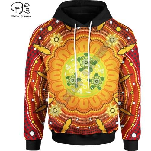 Newest NewFashion Aboriginal Australia Kangaroo Country Tribe Retro Tracksuit 3DPrint Harajuku Casual Funny Hoodies Men/Women 17