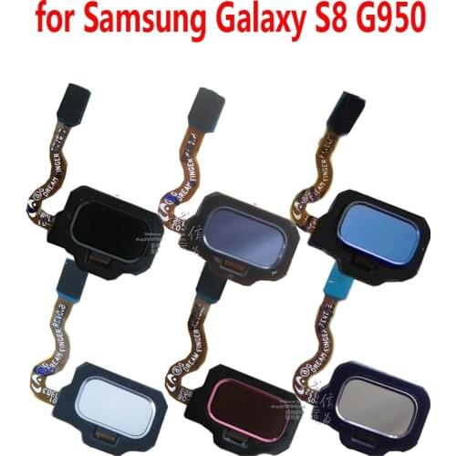 Phone Home Button Fingerprint For Samsung S8 G950F G950 G950FD G950T G950V G950S G950U Original New Back Touch ID Flex Cable