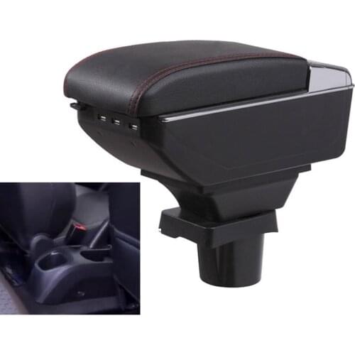 For Chevrolet Onix Armrest box central Store content box with cup holder ashtray with USB interface