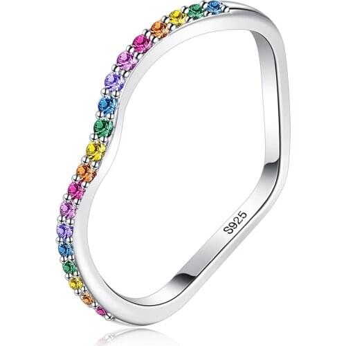 SILVERHOO 925 Sterling Silver Ring For Women Fine Jewelry High Quality Irregular Color Stone Feminine Rings Hot Star Products