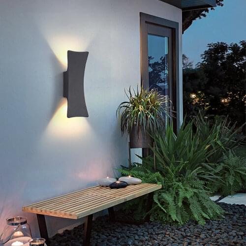 Outdoor IP65 Waterproof Wall Lamp Simple Patio Courtyard Lamp LED Living Room Bedroom Bedside Lamp Aisle Balcony Porch Lights