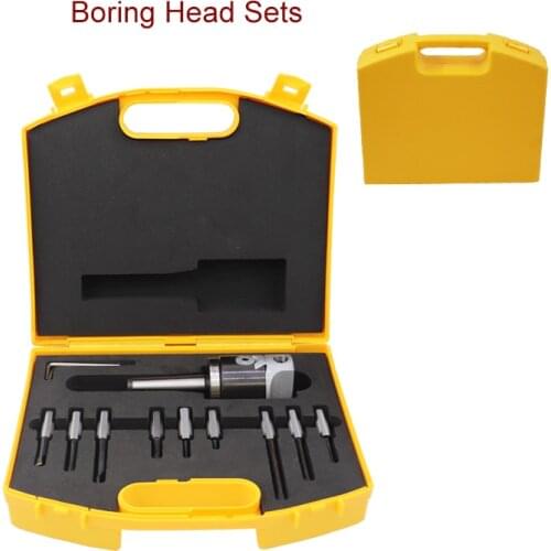 F1-12 50mm Boring Head With MT2 MT3 MT4 C20 NT30 NT40 BT30 BT40 Shank And 9pcs 12mm Boring Bars Sets