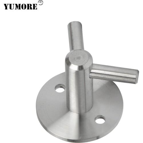 YUMORE 100pcs Robe Hook 304 Stainless Steel Solid Bathroom Towel Hook Wall Mounted Coat Hat Door Key Hanger Kitchen Hardware