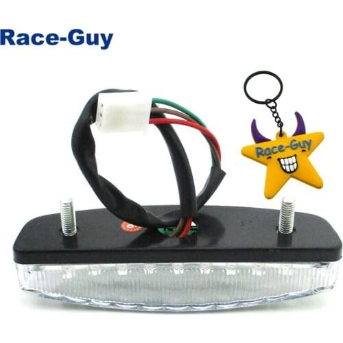 12V LED Rear Tail Brake Light For 50cc 70cc 90cc 110cc Chinese ATV Quad 4 Wheeler NST Sunl Taotao Roketa Kazuma