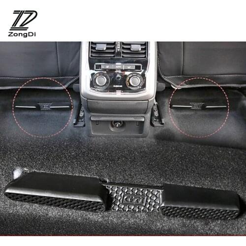 ZD 2pcs For VW Passat B8 NMS VW Jetta MK6 Vento Scirocco MK3 car seat air conditioner air outlet protective cover sticker