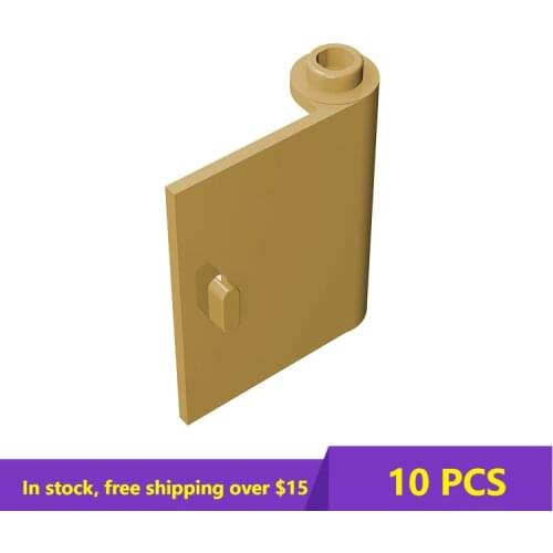 10PCS MOC Bricks 60657 1x3x3 Car Door For Building Blocks Parts DIY Educational High-Tech Parts Toys For children