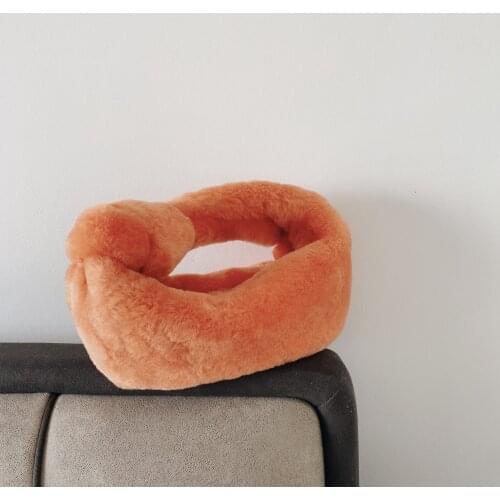 2021 Autumn And Winter Models Womens Furry Lamb Hair One-Shoulder Messenger Bag Cosmetic Bag Fur One-Shoulder Messenger Handbag