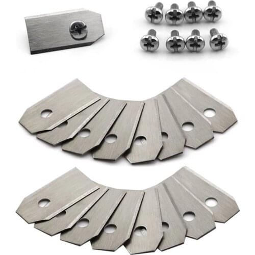 35*18*0.45mm Lawn Robot Blade Gold Silver Lawn Mover Replacement Blade For Gardena Husqvarna Automower yardforce Garden Tools