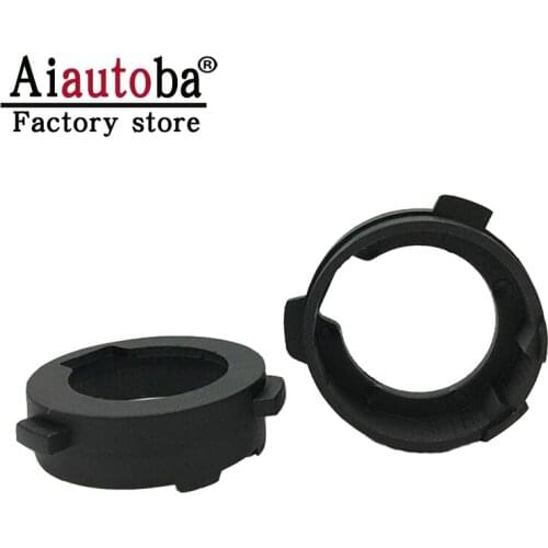 Aiautoba H7 LED Retainer Clip Adapter Holder LED Headlight Bulb Adapter For VW Polo Skoda Octavia MG GS