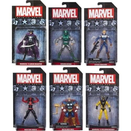 Hasbro Marvel Grim Reaper Whirlwind Steve Rogers Red She Hulk Beta Ray Bill Model Anime Figures Favorites Collect Ornaments