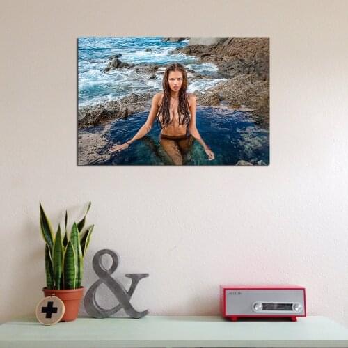 Hot Beauty Sexy Model Canvas Painting Wall Art Poster Modern Picture Home Decor