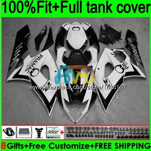 Injection For SUZUKI GSXR1000 K5 GSXR-1000 GSX R1000 98BS.49 GSX-R1000 PRAMAC blk GSXR 1000 CC 1000CC 05 06 2005 2006 Fairings