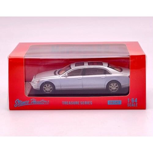 Stance Hunters 1/64 For M~bach 62 Metallic Silver limited Diecast Models Collection Auto Toys Gift