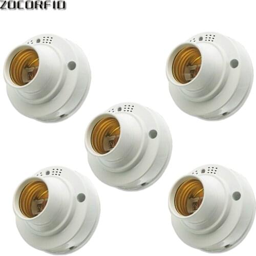 Wholesale 10pcs/lot 220V Lamp Holder Sound Voice Control Induction Light Bulb Switch Adapter